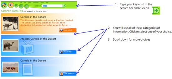 Encarta Kids Search