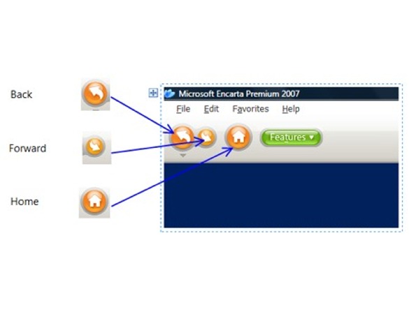 Encarta Premium Navigation1