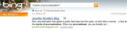 Bing search