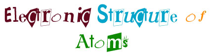 Electronic Structure of
Atoms