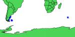 Distribution Map of the Commerson's Dolphin