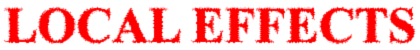 *LOCAL EFFECTS*